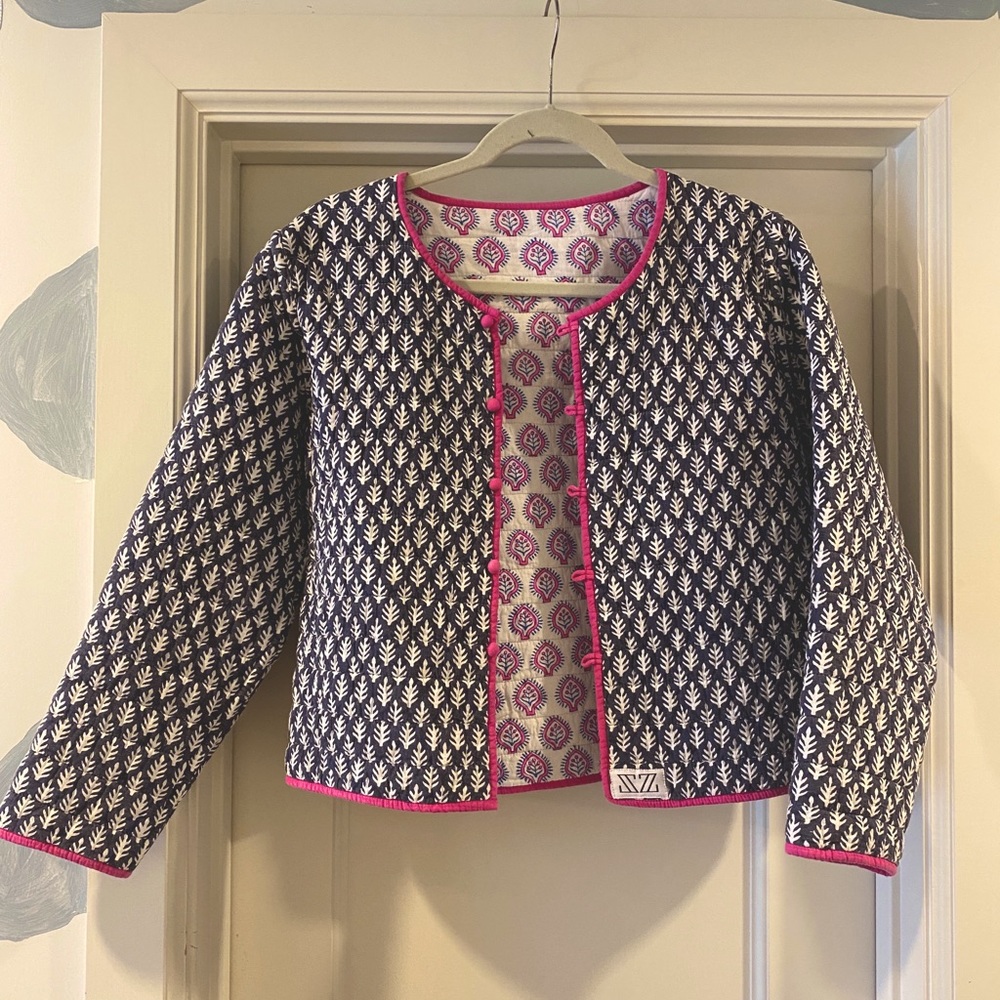 Jcrew + SZ Blockprints Reversible Jacket